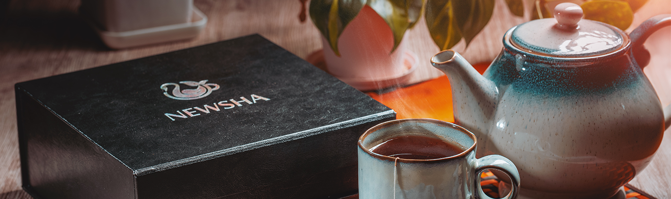 Luxury gift boxes of premium herbal teas
